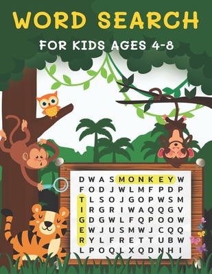 Word Search for Kids Ages 4-8: Word Search Puzzle Book for Kids Ages 4-8 - 105 Puzzles - B, Alisscia