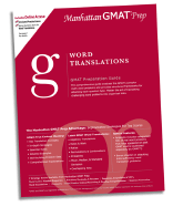 Word Translations GMAT Preparation Guide
