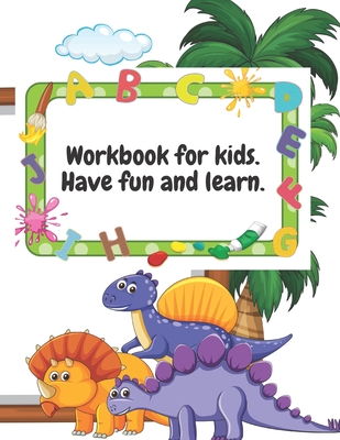 Workbook for Kids. Have fun and learn: Fun with Numbers, Shapes, Colors, and Animals - Kids coloring activity book - M, Matthias