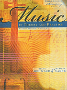 Workbook to Accompany Music in Theory and Practice, Volume 1 with Finale Discount Sticker