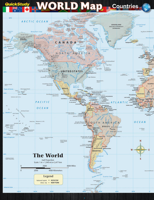 World Map: Countries Guide - BarCharts, Inc.