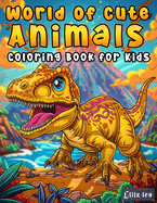 World of Cute Animals Coloring Book For Kids