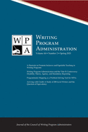 Wpa: Writing Program Administration 44.2 (Spring 2021)