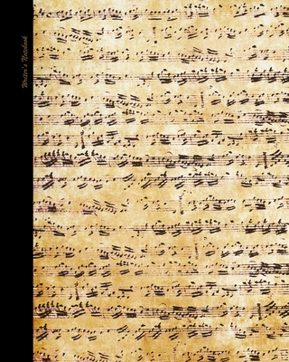 Writers Notebook: Gifts for Music Lovers (A large paperback personal journal with ruled lines NOT STAVES for musicians; it is from our Antique Parchment range) - Smart Bookx