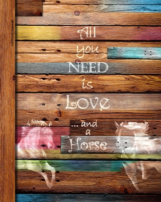Writing Journal: Gifts for Horse Lovers & Owners; Lined Paper Notebook for Creative Writers or Personal Use (A large SOFTBACK with a PRINTED image of wood from our Rustic Rainbow range) - Bookx, Smart