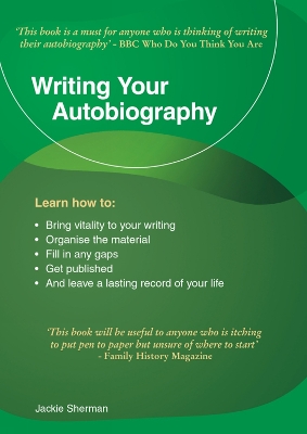 Writing Your Autobiography: An Emerald Guide - Sherman, Jackie
