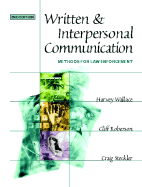 Written and Interpersonal Communication: Methods for Law Enforcement