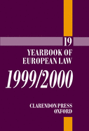 Yearbook of European Law: Volume 19: 1999/2000