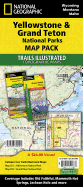 Yellowstone/Grand Teton National Park Map Pack Bundle: Trails Illustated-Recreation Map Bundle Pac