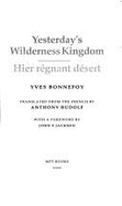 Yesterday's Wilderness Kingdom: Hier Regnant Desert