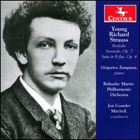 Young Richard Strauss: Burleske; Serenade, Op. 7; Suite in B flat, Op. 4 - Gregor Kruyer (tympani [timpani]); Grigorios Zamparas (piano); Bohuslav Martinu Philharmonic Orchestra;...