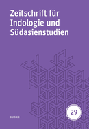 Zeitschrift f?r Indologie und S?dasienstudien 29