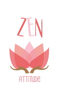 Zen Attitude: Carnet Zen M?ditation & bien-?tre 120 pages Format A5 5,5 x 8,5