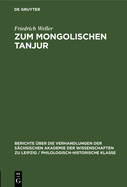 Zum Mongolischen Tanjur