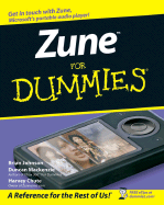 Zune for Dummies - Johnson, Brian, and MacKenzie, Duncan, and Chute, Harvey