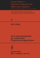 Zwei Losungsmethoden Fur Nichtkonvexe Programmierungsprobleme